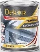 

Алкидная грунтовка Dekor Универсальная (1.9 кг, черный)