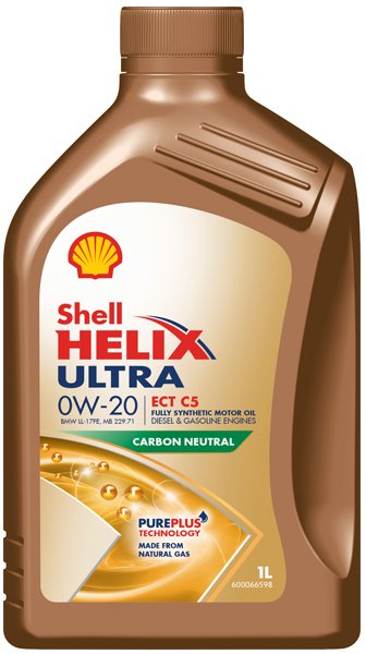 

Моторное масло Shell Helix Ultra ECT C5 0W-20 1л