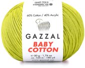 Baby cotton 3420 50 г 165 м (зеленый)