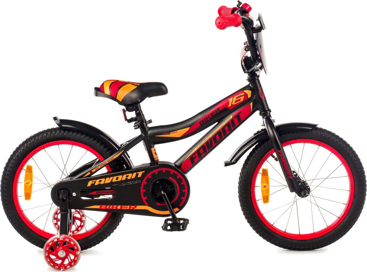 

Детский велосипед Favorit Biker BIK-16RD (красный, разобранный, в коробке)