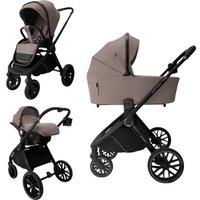 Универсальная коляска Bubago Gaudi Classic 3в1 BG 212-2 (теплый бежевый)