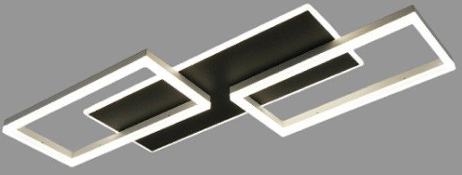 

Припотолочная люстра Estares Soler 95W 3S-APP-842x392x70-BLACK/WHITE/WHITE-220-IP20