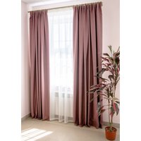 Комплект штор Decoretto Блэкаут роза БР-K16 3x2.7 м (розовый, 2 шт)