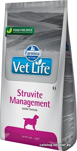 Сухой корм для собак Farmina Vet Life Struvite Management (для снижения рецидивов струвитного уролитиаза) 2 кг