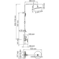 Душевая система  Wasserkraft A16601