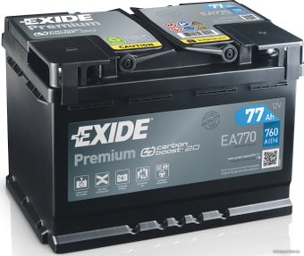 Автомобильный аккумулятор Exide Premium EA770 (77 А/ч)