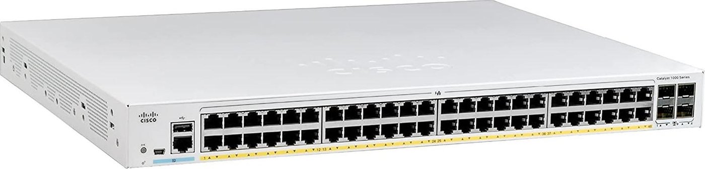 

Управляемый коммутатор 2-го уровня Cisco Catalyst C1000-48T-4X-L