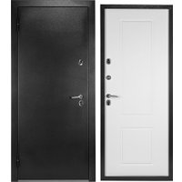 Металлическая дверь Guard Термо MG109 96x205 левая (черное серебро/белый ясень) в Лиде