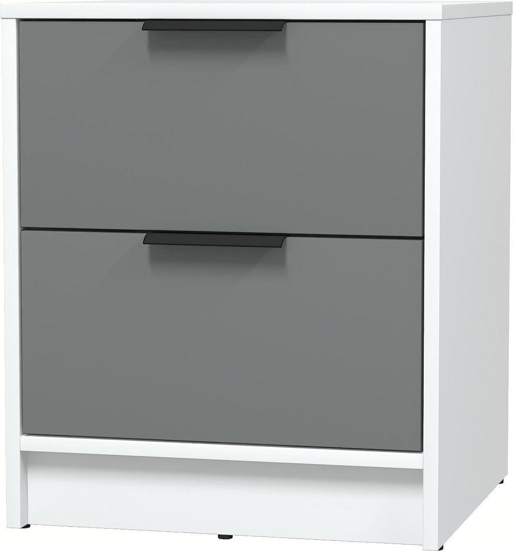 

Тумба Интерлиния Концепт КТ-ТК1-57 Глосс (белый платинум/серый)