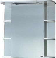 

СанитаМебель Шкаф с зеркалом Камелия-10.70 Д2 (левый, белый)