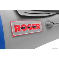 Моторно-гребная лодка Roger Boat Trofey 3500 (без киля, серый/синий)