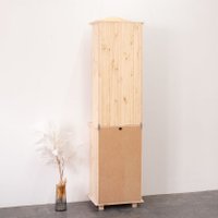 Шкаф-витрина Диприз Lena 1-дверный Д.73044.7 (сосна, без отделки) в Солигорске