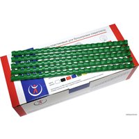 Пластиковая пружина для переплета РеалИСТ Пластик 16 мм (зеленый)