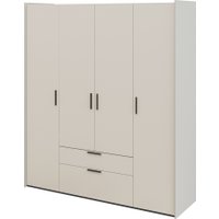 Шкаф распашной Elva Эссен NEM04HP-4D2S-2040/610/2310 (30) (лунный камень/персидский жемчуг)