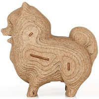 3Д-пазл Eco-Wood-Art Собачка - копилка