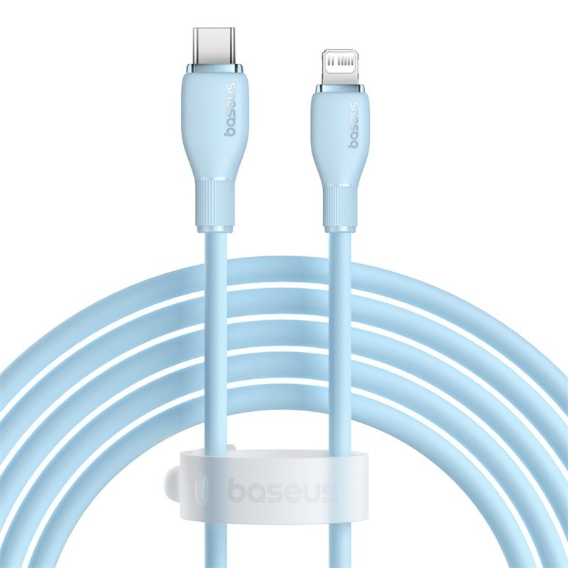 

Кабель Baseus Pudding Series USB Type-C - Lightning (2 м, голубой)