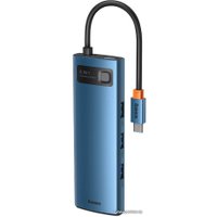 Док-станция Baseus Metal Gleam Series 8-in-1 Multifunctional Type-C HUB Docking Station WKWG000103
