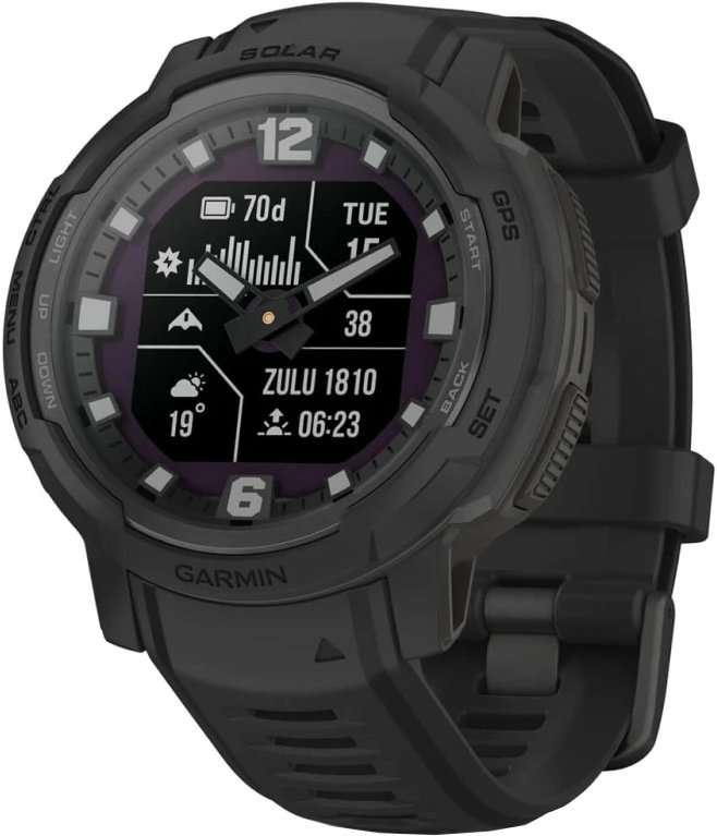 

Умные часы Garmin Instinct Crossover Solar Tactical Edition (черный)