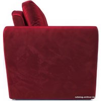 Кресло-кровать Мебель-АРС Квартет (бархат, красный Star Velvet 3 Dark Red)