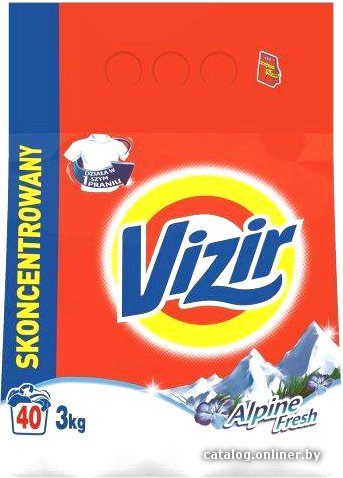 Vizir White Alpine Fresh 3кг стиральный порошок купить в Минске