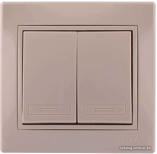 Выключатель Lezard Mira 701-0303-101 (кремовый)