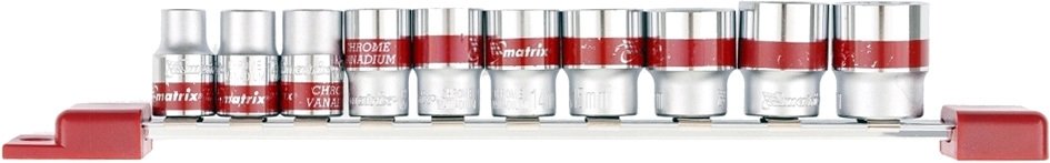

Набор головок слесарных Matrix 13593 (10 предметов)