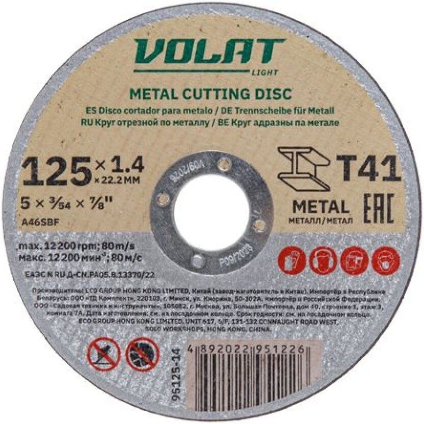 

Отрезной диск Волат 95125-14