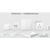 Выключатель Aqara Wall Light Switch ZigBee (одноклавишный, разрыв фазовой линии)