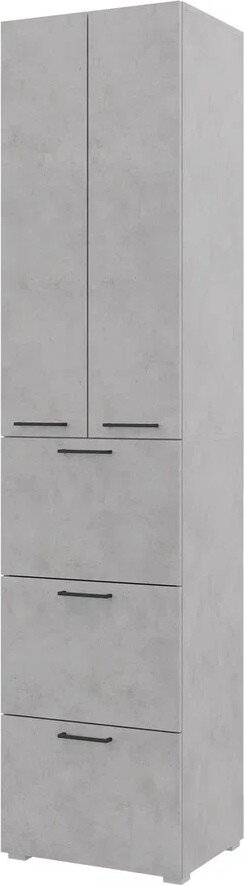 

Шкаф распашной Горизонт Бонн 500 3 ящика (бетон)