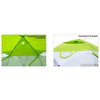 Палатка для зимней рыбалки Лотос КубоЗонт 4 Компакт Термо (салатовый)