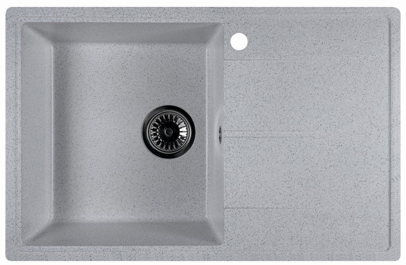 

Кухонная мойка Marblan Magnum L (серый, с сифоном)