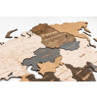 Пазл Woodary Карта мира XXL на английском языке 3265