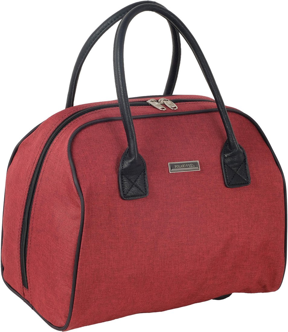 

Дорожная сумка Polar П7113 жаккард (бордовый)