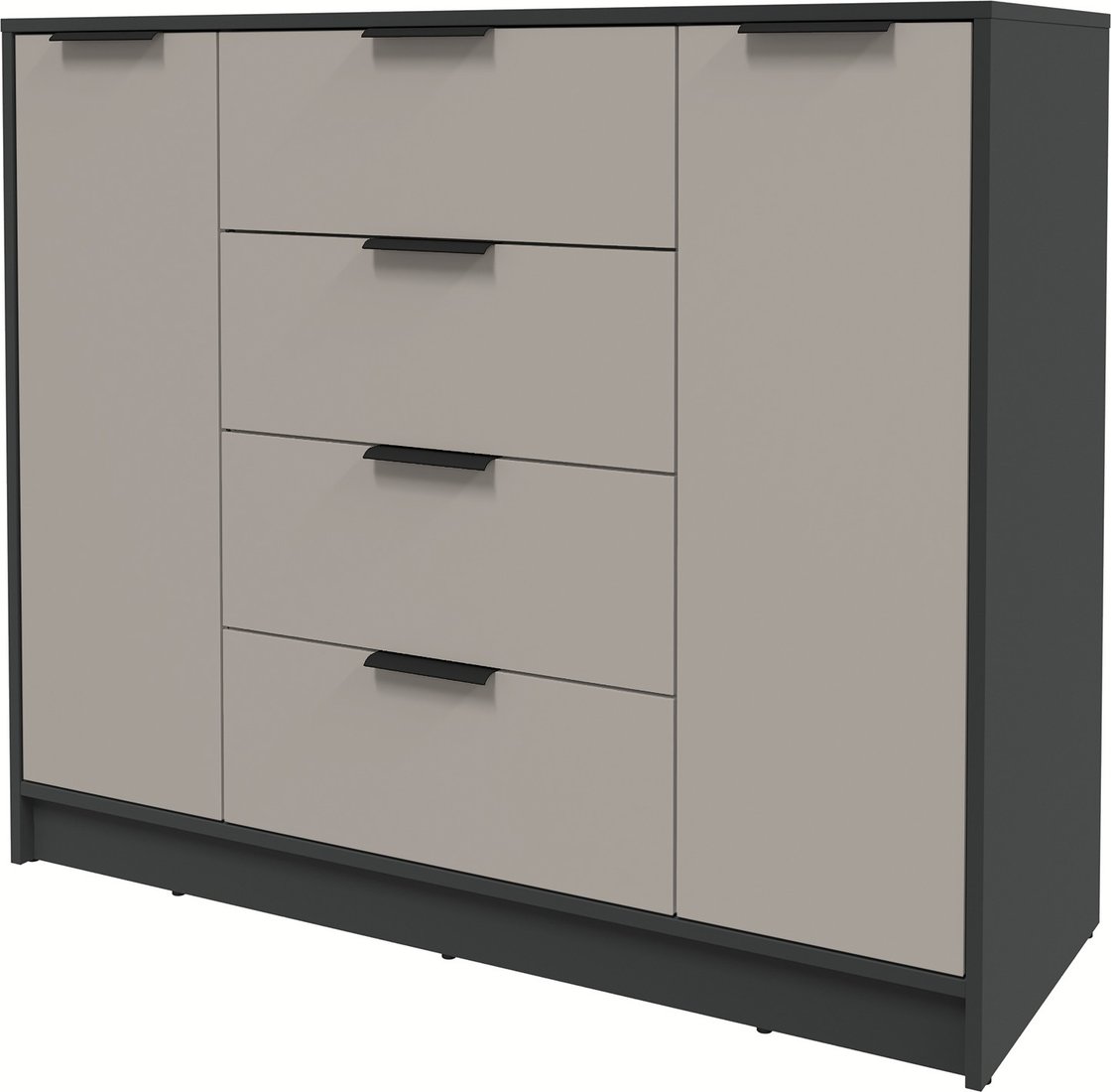 

Тумба Интерлиния Концепт КТ-Т120 Глосс (антрацит/луна)