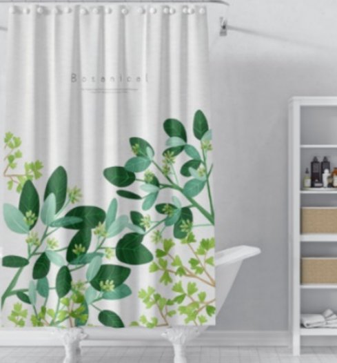 

Шторка-занавеска для ванны Illu 180x180 LH2431966 (ботаника)