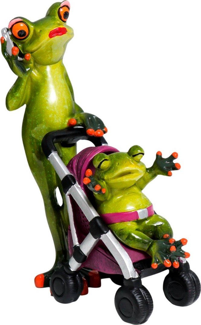 

Статуэтка Sima-Land Лягуха-Мамочка с малышом в коляске 7346954