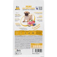 Сухой корм для собак Brit Care Mini Puppy&Junior Healthy Growth с индейкой 400 г