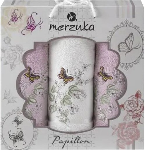 

Набор полотенец Merzuka Papillon 10170 (3 шт, в коробке, сиреневый)