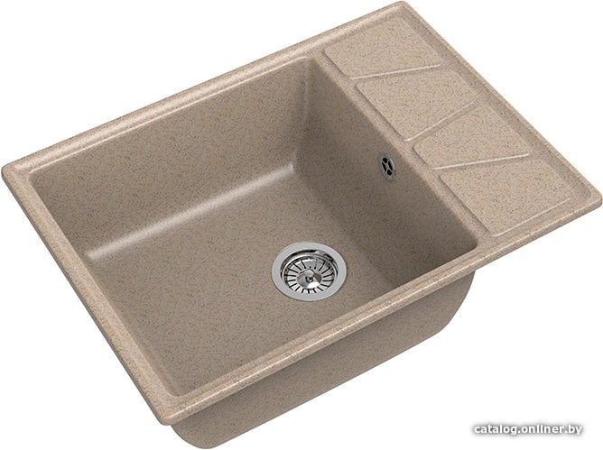 Кухонная мойка GranFest GF-V-680L (песочный)