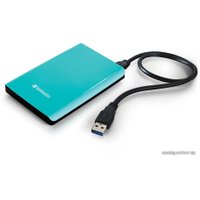 Внешний накопитель Verbatim Store 'n' Go с USB 3.0 1TB (бирюзовый) [53174]