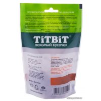 Лакомство для кошек TiTBiT Хрустящие подушечки с говядиной для выведения шерсти 60 г