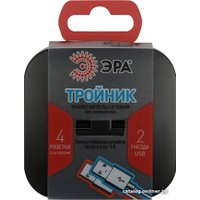 Разветвитель ЭРА SP-2-USB-W Б0049536
