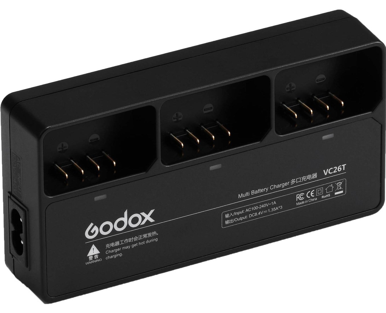 

Зарядное устройство Godox VC26T Multi для VB26 27909