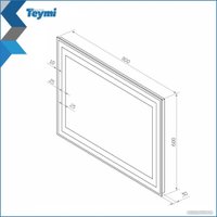  Teymi Зеркало Hanna 80x60 T20251 (подсветка)