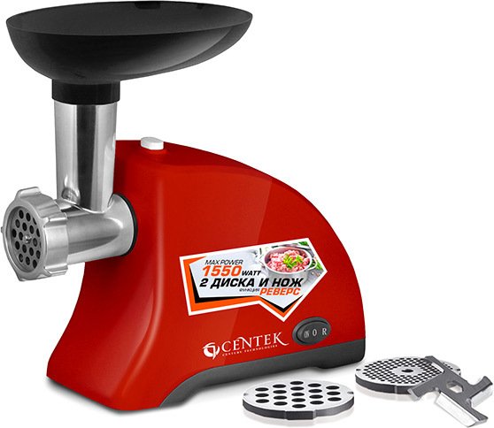 

Мясорубка CENTEK CT-1609 (красный)