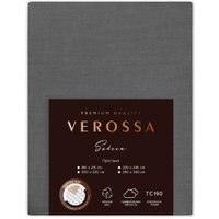 Простыня Verossa на резинке 180x200x30 780695 (сатин/Graphite)