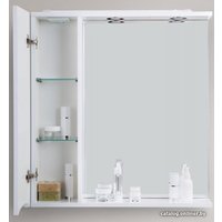  BelBagno Шкаф с зеркалом Marino-SPC-700/750-1A-BL-P-L (bianco lucido)