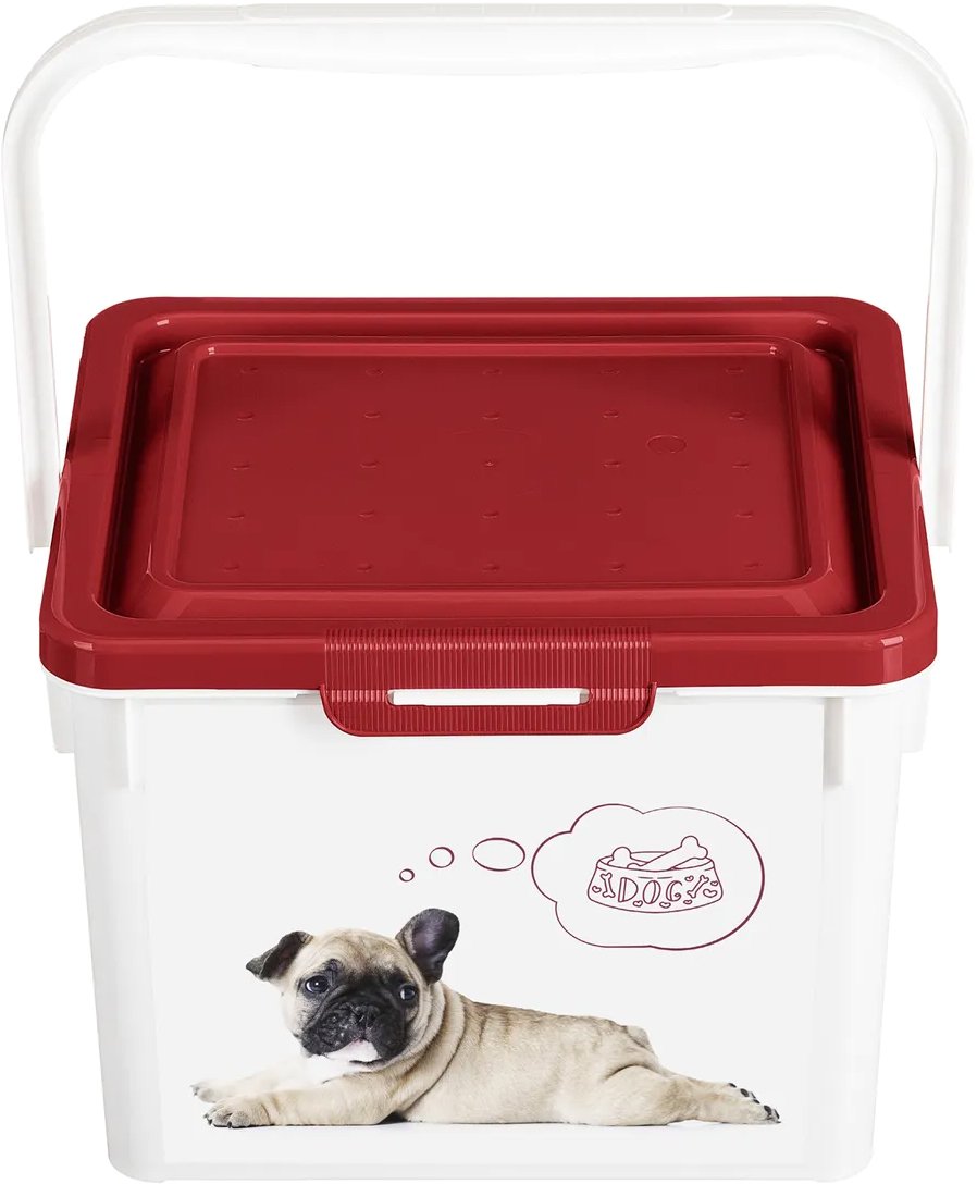 

Контейнер для корма Lucky Pet Собаки 434212621 (5.3 л, бордовый)