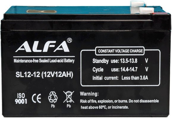 

Аккумулятор для ИБП ALFA SL12-12 (12V-12Ah)