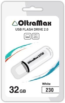 

USB Flash OltraMax 230 32GB (белый) [OM-32GB-230-White]